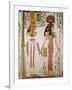 Isis and Nefertari, from the Tomb of Nefertari, New Kingdom (Mural)-null-Framed Giclee Print