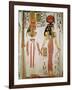 Isis and Nefertari, from the Tomb of Nefertari, New Kingdom (Mural)-null-Framed Giclee Print