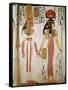 Isis and Nefertari, from the Tomb of Nefertari, New Kingdom (Mural)-null-Framed Stretched Canvas