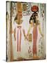 Isis and Nefertari, from the Tomb of Nefertari, New Kingdom (Mural)-null-Stretched Canvas