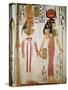 Isis and Nefertari, from the Tomb of Nefertari, New Kingdom (Mural)-null-Stretched Canvas