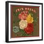 Isis Brand - Riverside, California - Citrus Crate Label-Lantern Press-Framed Art Print