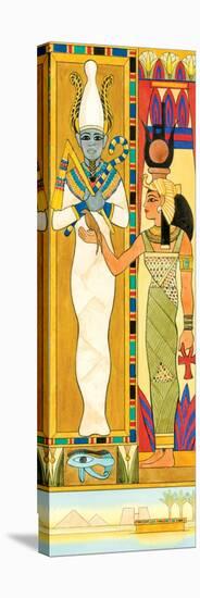 Isis (Right) and Osiris, Egyptian Mythology-Encyclopaedia Britannica-Stretched Canvas