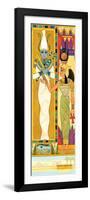 Isis (Right) and Osiris, Egyptian Mythology-Encyclopaedia Britannica-Framed Premium Giclee Print