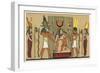 Isis She Suckles Horus in the Papyrus Swamps-E.a. Wallis Budge-Framed Art Print