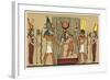 Isis She Suckles Horus in the Papyrus Swamps-E.a. Wallis Budge-Framed Art Print