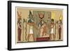 Isis She Suckles Horus in the Papyrus Swamps-E.a. Wallis Budge-Framed Art Print