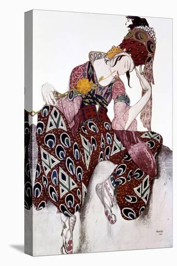 Iskander, Costume Design for the Ballet La Peri, C1913-Leon Bakst-Stretched Canvas