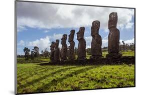 Isla De Pascua. Rapa Nui. Easter Island-Vladimir Krupenkin-Mounted Photographic Print