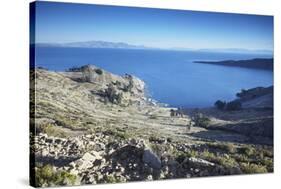 Isla del Sol (Island of the Sun), Lake Titicaca, Bolivia, South America-Ian Trower-Stretched Canvas