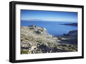 Isla del Sol (Island of the Sun), Lake Titicaca, Bolivia, South America-Ian Trower-Framed Photographic Print