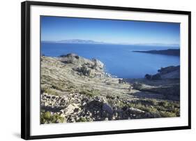 Isla del Sol (Island of the Sun), Lake Titicaca, Bolivia, South America-Ian Trower-Framed Photographic Print