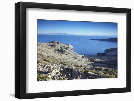 Isla del Sol (Island of the Sun), Lake Titicaca, Bolivia, South America-Ian Trower-Framed Photographic Print