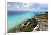 Isla Mujeres Shoreline at Punta Sur Mexico-George Oze-Framed Photographic Print