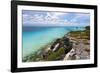 Isla Mujeres Shoreline at Punta Sur Mexico-George Oze-Framed Photographic Print