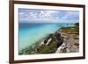 Isla Mujeres Shoreline at Punta Sur Mexico-George Oze-Framed Photographic Print