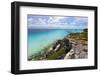 Isla Mujeres Shoreline at Punta Sur Mexico-George Oze-Framed Photographic Print