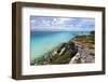 Isla Mujeres Shoreline at Punta Sur Mexico-George Oze-Framed Premium Photographic Print