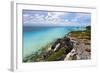 Isla Mujeres Shoreline at Punta Sur Mexico-George Oze-Framed Premium Photographic Print