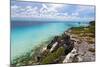 Isla Mujeres Shoreline at Punta Sur Mexico-George Oze-Mounted Premium Photographic Print