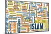 Islam or Muslim Religion as a Concept-kentoh-Mounted Art Print