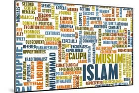 Islam or Muslim Religion as a Concept-kentoh-Mounted Art Print