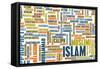 Islam or Muslim Religion as a Concept-kentoh-Framed Stretched Canvas