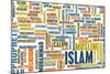 Islam or Muslim Religion as a Concept-kentoh-Mounted Art Print