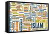 Islam or Muslim Religion as a Concept-kentoh-Framed Stretched Canvas