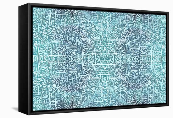 Islamic African Tribal Art-BA photography-Framed Stretched Canvas