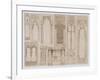 Islamic and Moorish Design for Shutters and Divans, from "Art and Industry"-Jean Francois Albanis De Beaumont-Framed Giclee Print