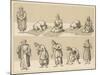 Islamic Attitudes of Worship, Some Involve Praying on a Prayer Mat-null-Mounted Art Print