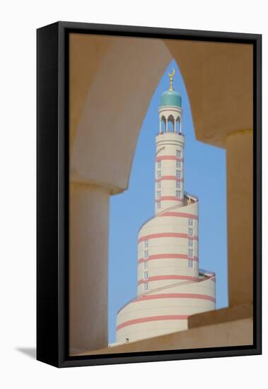 Islamic Cultural Centre, Doha, Qatar, Middle East-Frank Fell-Framed Stretched Canvas