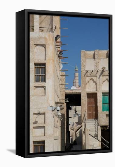 Islamic Cultural Centre, Waqif Souq, Doha, Qatar, Middle East-Frank Fell-Framed Stretched Canvas