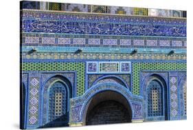 Islamic Decorations, Temple Mount, Jerusalem, Israel.-William Perry-Stretched Canvas