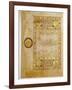 Islamic manuscript leaf-Werner Forman-Framed Giclee Print