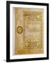 Islamic manuscript leaf-Werner Forman-Framed Giclee Print