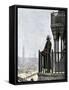 Islamic Muezzin Calling People to Prayer, 1800s-null-Framed Stretched Canvas