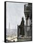 Islamic Muezzin Calling People to Prayer, 1800s-null-Framed Stretched Canvas