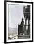 Islamic Muezzin Calling People to Prayer, 1800s-null-Framed Giclee Print