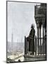 Islamic Muezzin Calling People to Prayer, 1800s-null-Mounted Premium Giclee Print