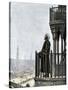 Islamic Muezzin Calling People to Prayer, 1800s-null-Stretched Canvas