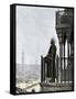 Islamic Muezzin Calling People to Prayer, 1800s-null-Framed Stretched Canvas