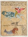 Ms E-7 Fol.23A the Constellations of the Bull, the Twins and the Crab-Islamic School-Giclee Print