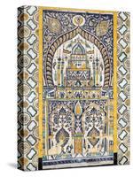 Islamic Tilework, Gurgi Mosque, Built in 1833 by Mustapha Gurgi, Tripoli, Libya-Rennie Christopher-Stretched Canvas