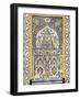 Islamic Tilework, Gurgi Mosque, Built in 1833 by Mustapha Gurgi, Tripoli, Libya-Rennie Christopher-Framed Photographic Print