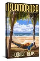 Islamorada, Florida Keys - Hammock Scene-Lantern Press-Stretched Canvas