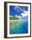 Island and Reef, Maldives, Indian Ocean, Asia-Sakis Papadopoulos-Framed Photographic Print