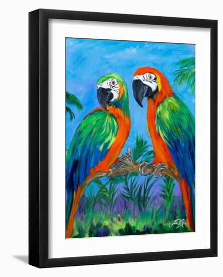 Island Birds I-Julie DeRice-Framed Art Print