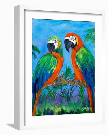 Island Birds I-Julie DeRice-Framed Art Print